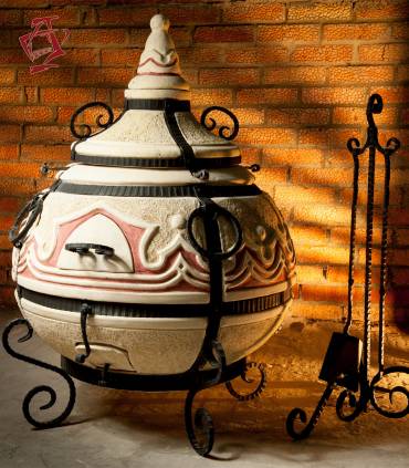 Amphora / Amfora Tandoor Orient mit Klappdeckel