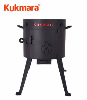 Feuerofen Utschak Feldküche für Kazan 7 Liter, H: ca. 56 cm, Ø ca. 32 cm, Kukmara
