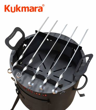 SET Feuerofen Utschak Ø 40 cm + Spießaufsatz für einen Feueroffen 40 cm, Kukmara