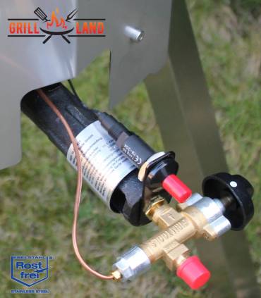 Feuerofen Utschak mit 3-Fuß Hockerkocher, Gaskocher Tisch, Tagan GLTG-38S