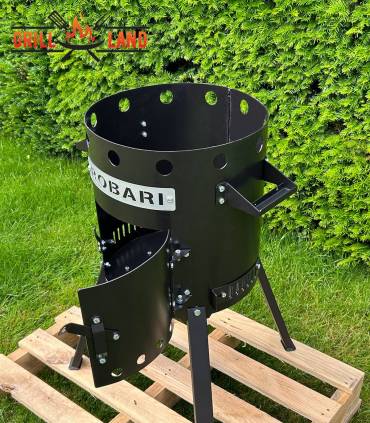 Feuerofen Utschak/Utchak Robari mit 2 Ablagen für Kazan 8 - 10 Liter, Feldküche, Feuertonne für Feuerplatte