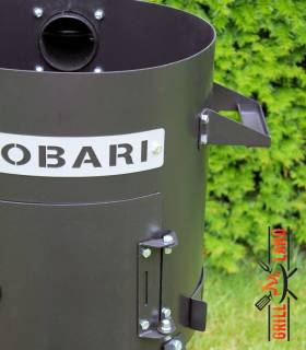 Feuerofen Utschak/Utchak Robari mit Schornstein und 2 Ablagen für Kazan 8 - 10 Liter, Feldküche, Feuertonne für Feuerplatte