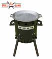 SET Feuerofen Utschak Robari U36 mit Grilldeckel aus Gusseisen