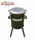SET Feuerofen Utschak Robari U36 mit Kazan Gusseisen 12 Liter Robari mit Pfannendeckel aus Gusseisen