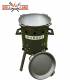 SET Feuerofen Utschak Robari U36 mit Kazan Gusseisen 12 Liter Robari mit Pfannendeckel aus Gusseisen