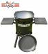 SET Feuerofen Utschak Robari UT36 mit 2 Ablagen und Kazan Gusseisen 12 Liter Robari mit Grilldeckel aus Gusseisen