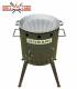 SET Feuerofen Utschak Robari U40E mit Grilldeckel 40cm aus Gusseisen