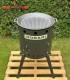 SET Feuerofen Utschak Robari U40E mit Grilldeckel 40cm aus Gusseisen