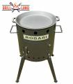 SET Feuerofen Utschak Robari U40E mit Pfannendeckel 40cm aus Gusseisen