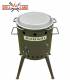 SET Feuerofen Utschak Robari U40E mit Kazan Gusseisen 12 Liter Robari mit Grilldeckel aus Gusseisen