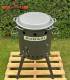 SET Feuerofen Utschak Robari U40E mit Kazan Gusseisen 12 Liter Robari mit Grilldeckel aus Gusseisen
