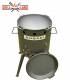 SET Feuerofen Utschak Robari U40E mit Kazan Gusseisen 12 Liter Robari mit Grilldeckel aus Gusseisen