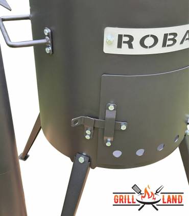 Feuerofen Utschak/Utchak Robari 40 cm mit Schornstein US40E für Kazan 12 - 15 Liter, Feldküche, Feuertonne für Feuerplatte