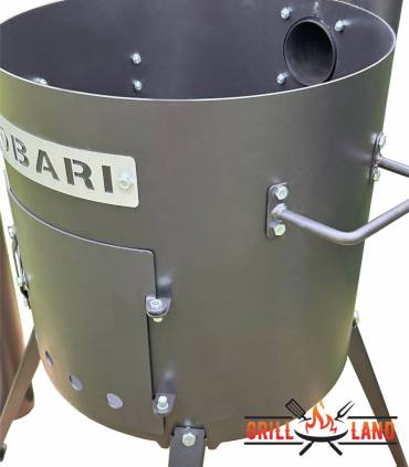 Feuerofen Utschak/Utchak Robari 40 cm mit Schornstein US40E für Kazan 12 - 15 Liter, Feldküche, Feuertonne für Feuerplatte